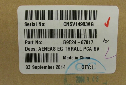 HP B9E24-67017 T3500 Engine PCA for Designjet T3500 36-in & DesignJet T7200 DEV