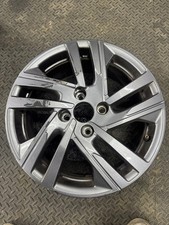 1x Alufelge 16 Zoll 6.5" 4x108 38ET Glanz 9829566277 Peugeot 208 I Rim Wheel