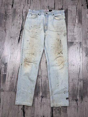 Vintage Levis 540 Jeans Mens 36x30 Blue Denim Bootcut Straight Denim Zip USA 