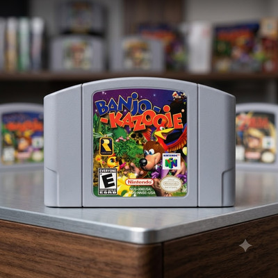 Banjo-Kazooie (Nintendo 64 N64) Game Cartridge Only - Tested & Working