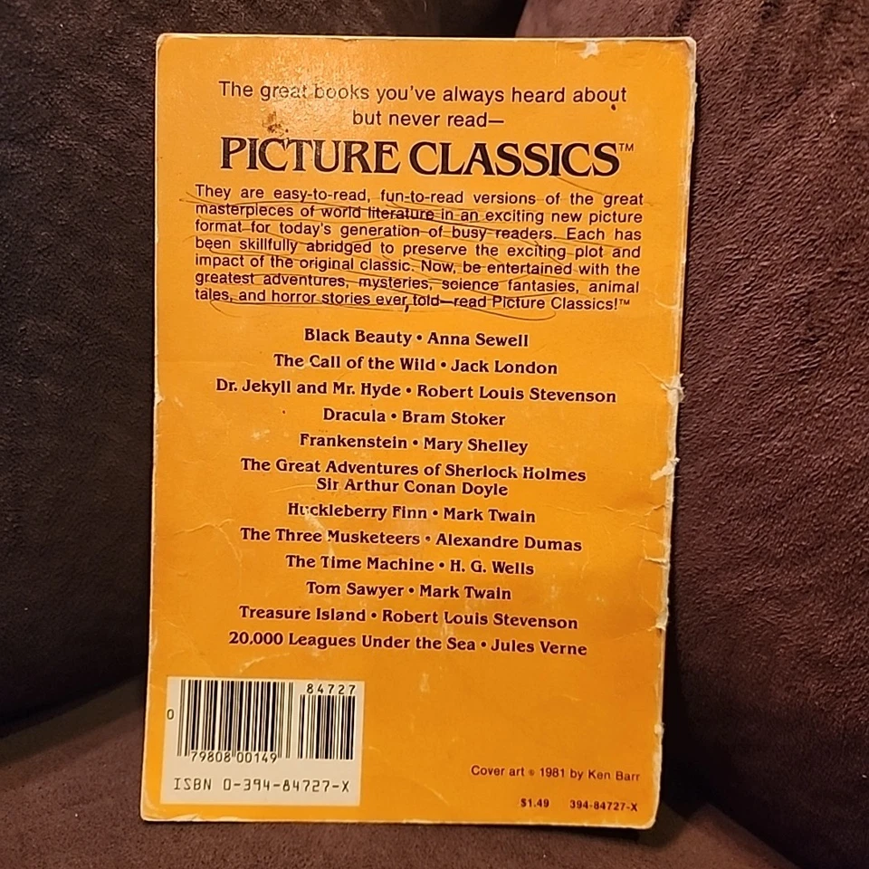 德古拉图片经典快乐之家书籍 1973 年 Ken Barr 艺术钟摆出版社 罕见 — 第 2/4 张图片