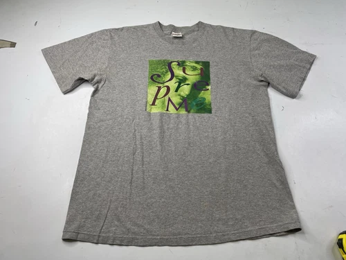 SUPREME FW17 VENUS TEE SHIRT GRIS CHINÉ T SHIRT HOMME MOYEN AUTHENTIQUE