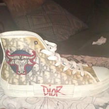 Dior Shoes Bulls Themed Mens Size 11 White Le...
