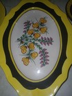 Antique Black And Yellow And Flower China Set — photo 2