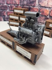 3D Printed CHEVY BLOWN BIG BLOCK with MUNCIE Trans 1/24th - 1/10th MADE IN USA