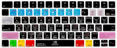 Logic Pro X Functional Shortcut Hotkey Keyboard Cover Silicone Skin for Magic Wi