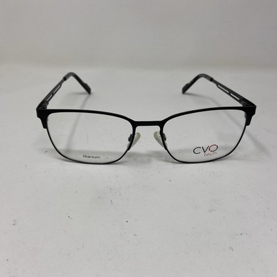 CVO TECH CLEAR VISION T 5616 BLACK 52-17-145 FLEX HINGE EYEGLASSES NH11