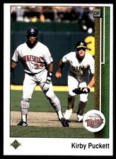 Kirby Puckett 1989 Upper Deck #376 Twins MLB READ FREE SHIPPING AutographDen