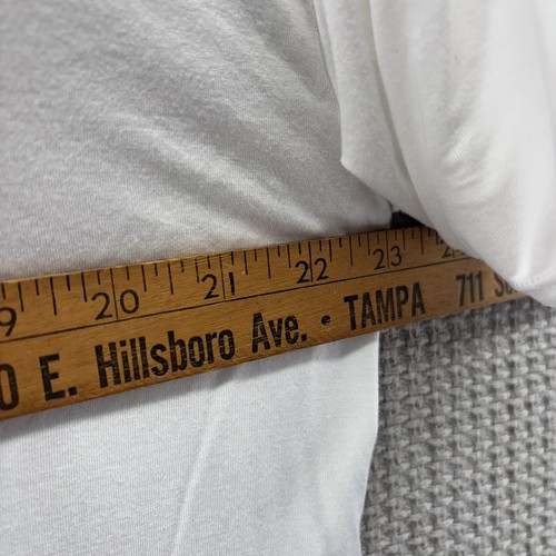 Camisa blanca David Archy para hombre talla XL bambú rayón elástica absorbente de humedad - Imagen 5 de 6