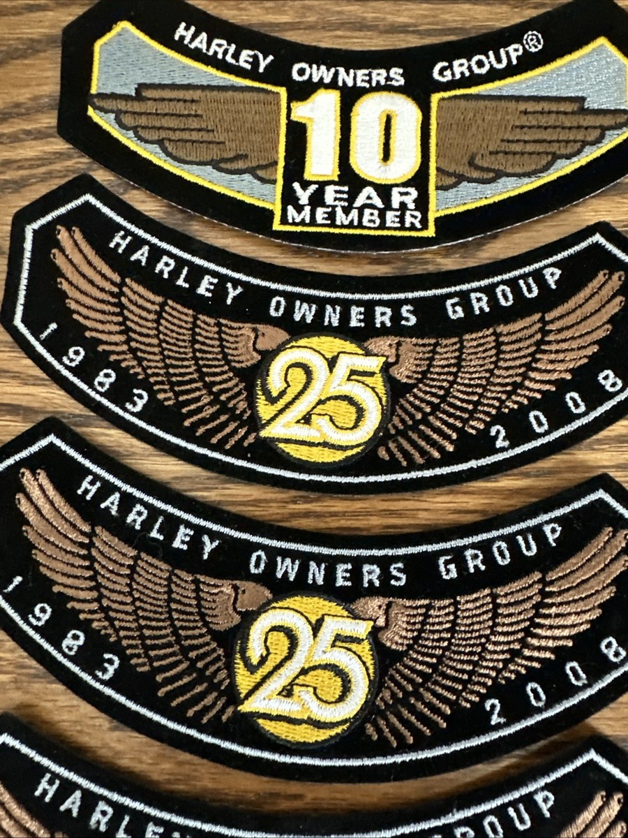 HOG Harley Owners Group Patches Many Different Years Total Of 15