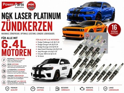 Zündkerzen 16 Stk 6,4L Challenger, Charger, Grand Cherokee Durango Bj:11-24