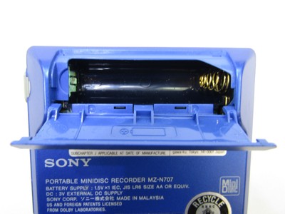 VTG Sony Walkman Portable Minidisc Recorder MZ-N707 USB Transfer