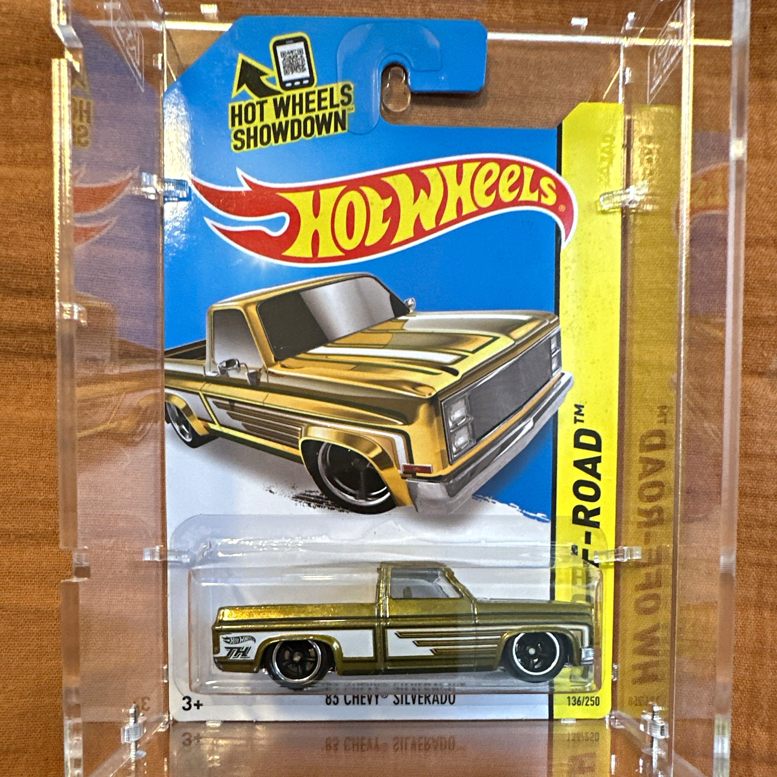 Hot Wheels HW Off Road '83 Chevy Silverado 1:64 Diecast Gold Unopened Box