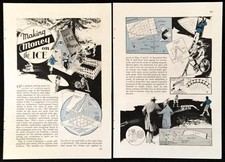 Ice Skating Concession Stand 1935 HowTo build PLANS Games Ice House