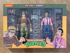 NECA TMNT Cartoon Rat King vs. Vernon Figure 2-Pack NEW Target Exclusive