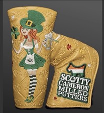 2026 Scotty Cameron St Patricks Day Lucky Lily Blade Headcover New Presale