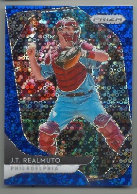 ks 2020 Panini Prizm JT Realmuto #172 Blue Donut Circles 32/199 Phillies