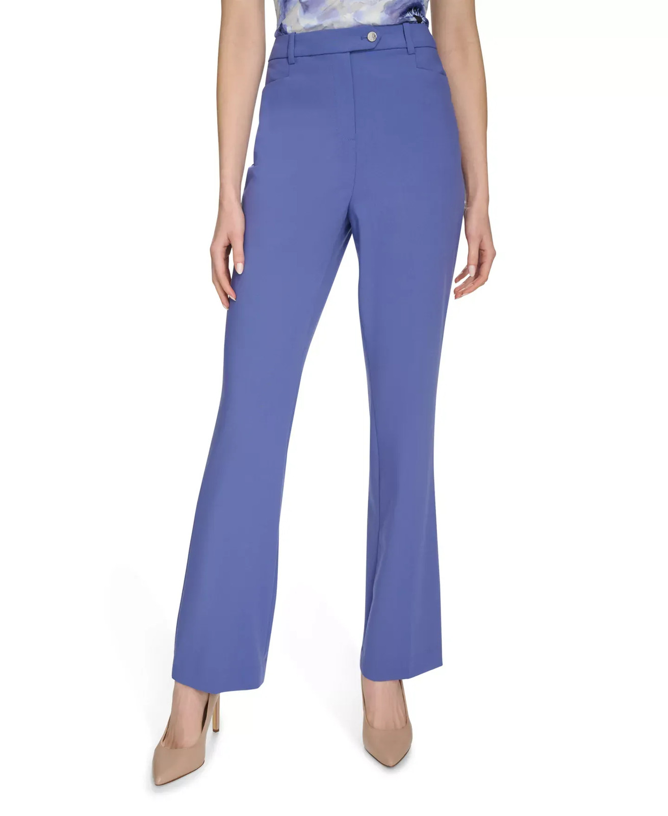 Calvin Klein Women's Pants Sz 16 Lux Fit Brght Wht