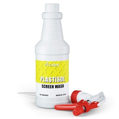 Ecotex  Plastisol Screen Wash, Plastisol Ink Remover (Quart - 32oz.) -  