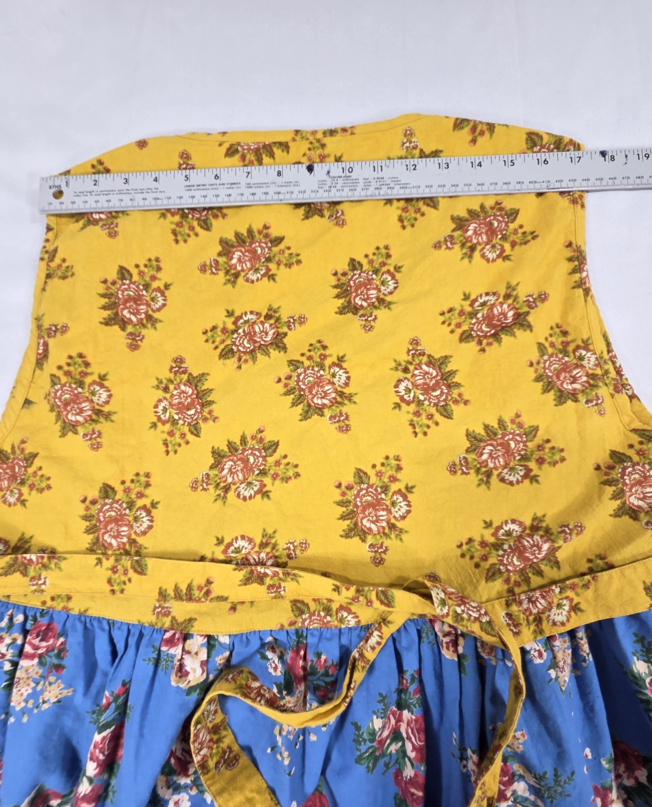 April Cornell Patchwork Smock Tunic Apron Dress C… - image 6