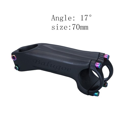 MTB Mountain Bike Carbon Fiber Stem 6/17 Degree Road Bicycle Stems 31.8*70-130mm - Picture 31 of 33