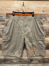 Wearfirst Men's Cotton Stretch Cargo Shorts - 40, Chinchilla (22685) C2(C327T)