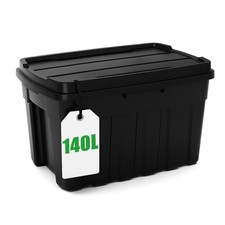 Aufbewahrungsbox Stapelbox Lagerbox Tuffbox 140L mit Deckel stabil & stapelbar