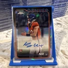 2024 Topps Chrome Rookie Autographs Bo Nix #RA-BNI Refractor Broncos
