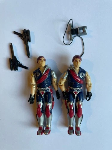 GI Joe ARAH Cobra Tomax and Xamot Action Figures Complete 1985 New O-rings