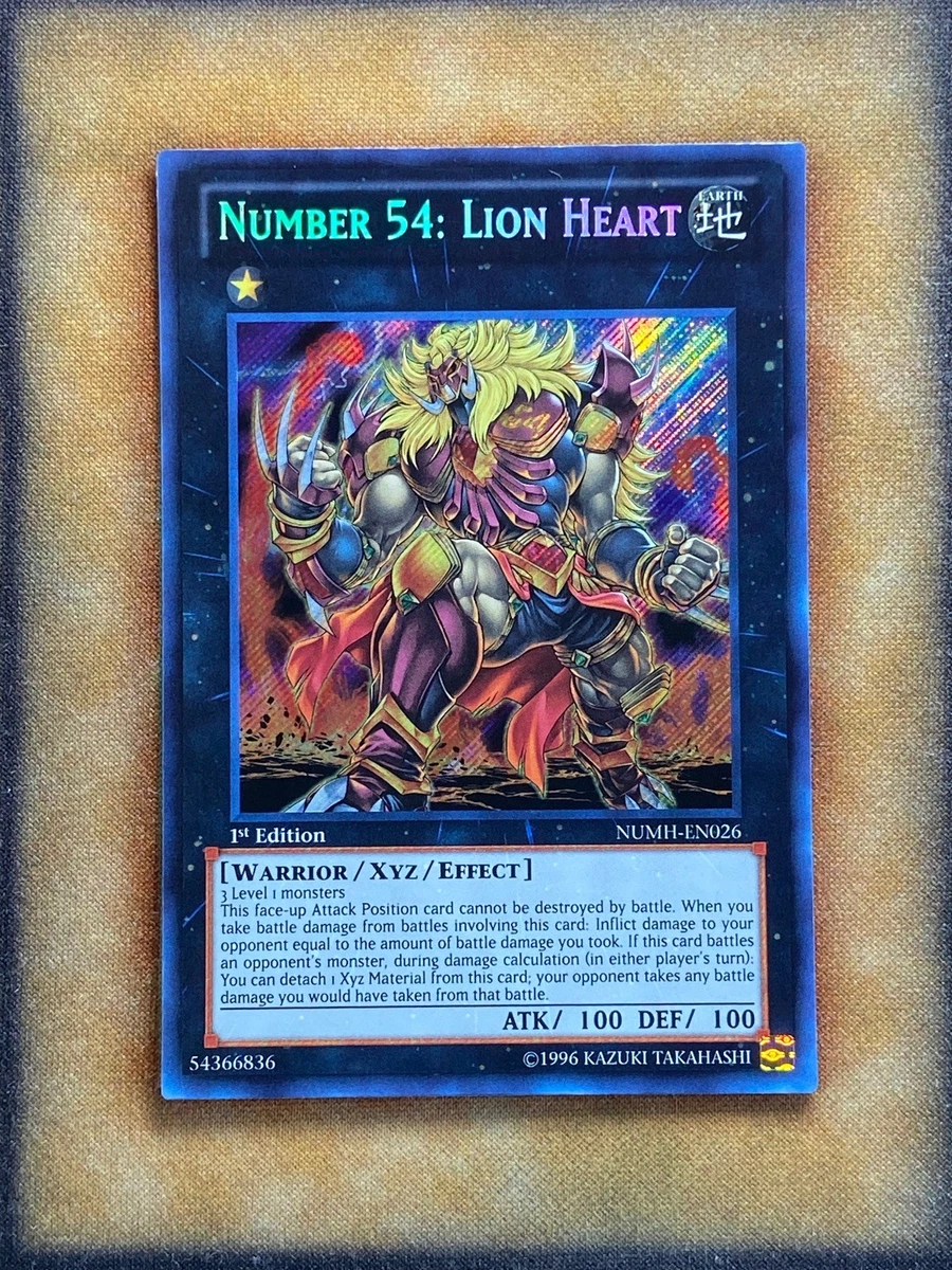 yugioh lion heart deck Amazon.com: YU-GI-OH! - Number 54: (NUMH-EN026) - Number Hunters - Unlimited Edition 3 level 1 monstersthis face Yu-Gi-Oh! TCG Number Hunters Secret