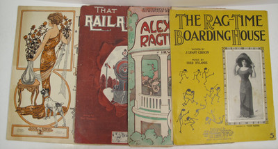 Antique Sheet Music 1911-1915 Ragtime Bands~The Girl From Frisco~Berlin~Hylands