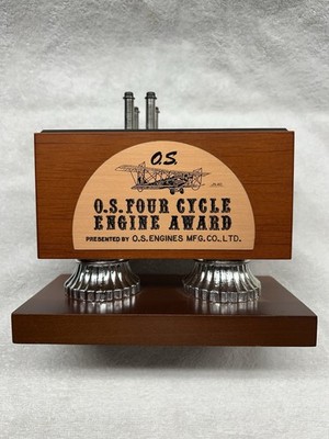 OS Four Cycle Engine Award W/Hanno Prettner Autograph And Others