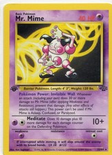 Pokemon Mr. Mime Jungle 22/64 1st Edition LP on eBay