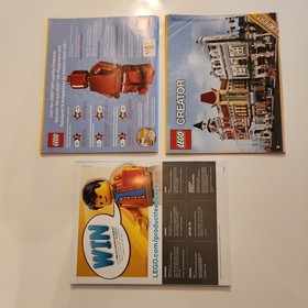 LEGO Parisian Restaurant 10243 & Diner 10260 Instruction Lot