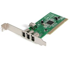 StarTech 4 port PCI 1394a FireWire Adapter Card - 3 External 1 Internal