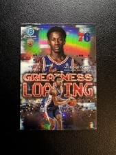 2025 Bowman Basketball VJ Edgecomb RC Greatness Loading Refractor #GL-3 76ers
