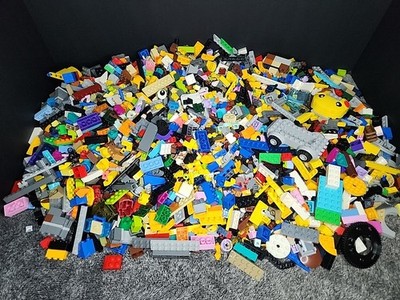 LEGO Mega Blok Tyco Mixed 7lbs Parts Pieces Multicolor 