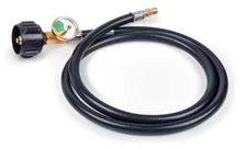 RV Gas Hose Gauge Propane Pigtail 2 Stage Regulator Grill Camper Outdoor Cooking