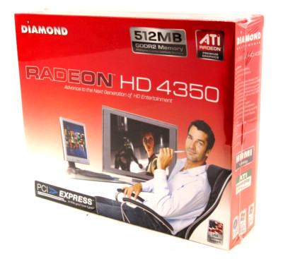 NEW SEALED DIAMOND RADEON HD 4350 GRAPHICS CARD 