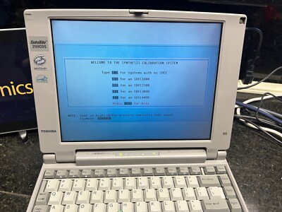 Vintage TOSHIBA Satellite Laptop 200CDS/810 PA1234U TESTED for