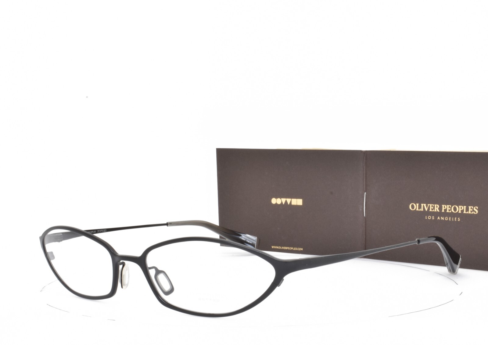 ОЧКИ Oliver Peoples МАТОВО-ЧЕРНЫЕ ХРОМИРОВАННЫЕ 53-17-130 BABS MBK