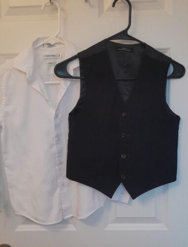 boy's Calvin Klein black 4-piece Suit 12 regular - Excellent Condition - Picture 3 of 13