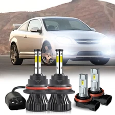For Chevy Cobalt 2005-2010 LED Headlight Hi/Low Beam + Fog Light Bulbs