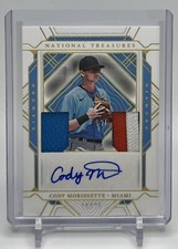Cody Morissette Dual Patch Auto 2022 National Treasures Baseball #18/25 Marlins
