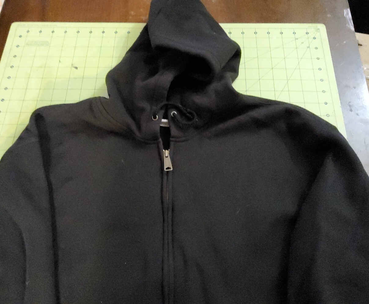 Carhartt Midweight K122 Zip Up Black Hooded Sweatshirt Sz XL Fleece Lined |  eBay