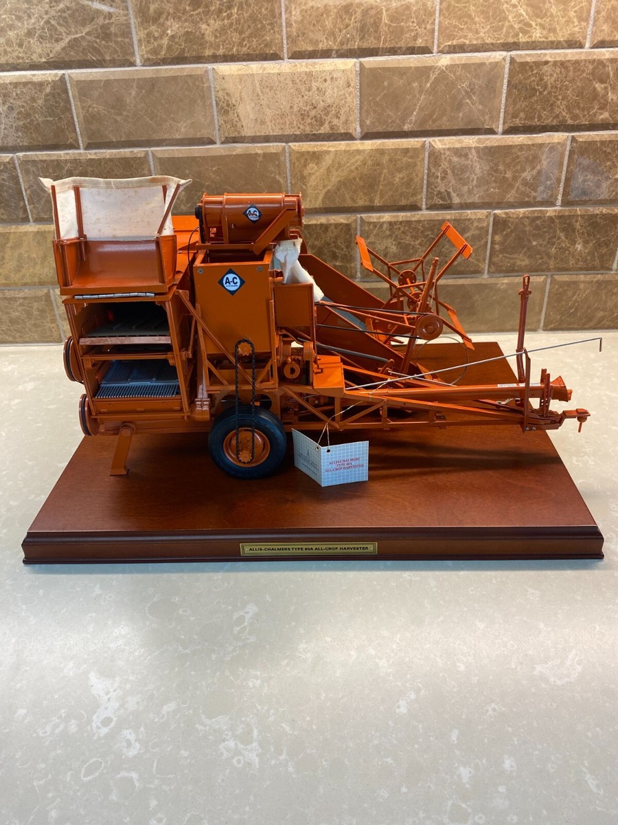 ALLIS-CHALMERS 60A ALL CROP HARVESTER 1/12 SCALE COMBINE BY THE
