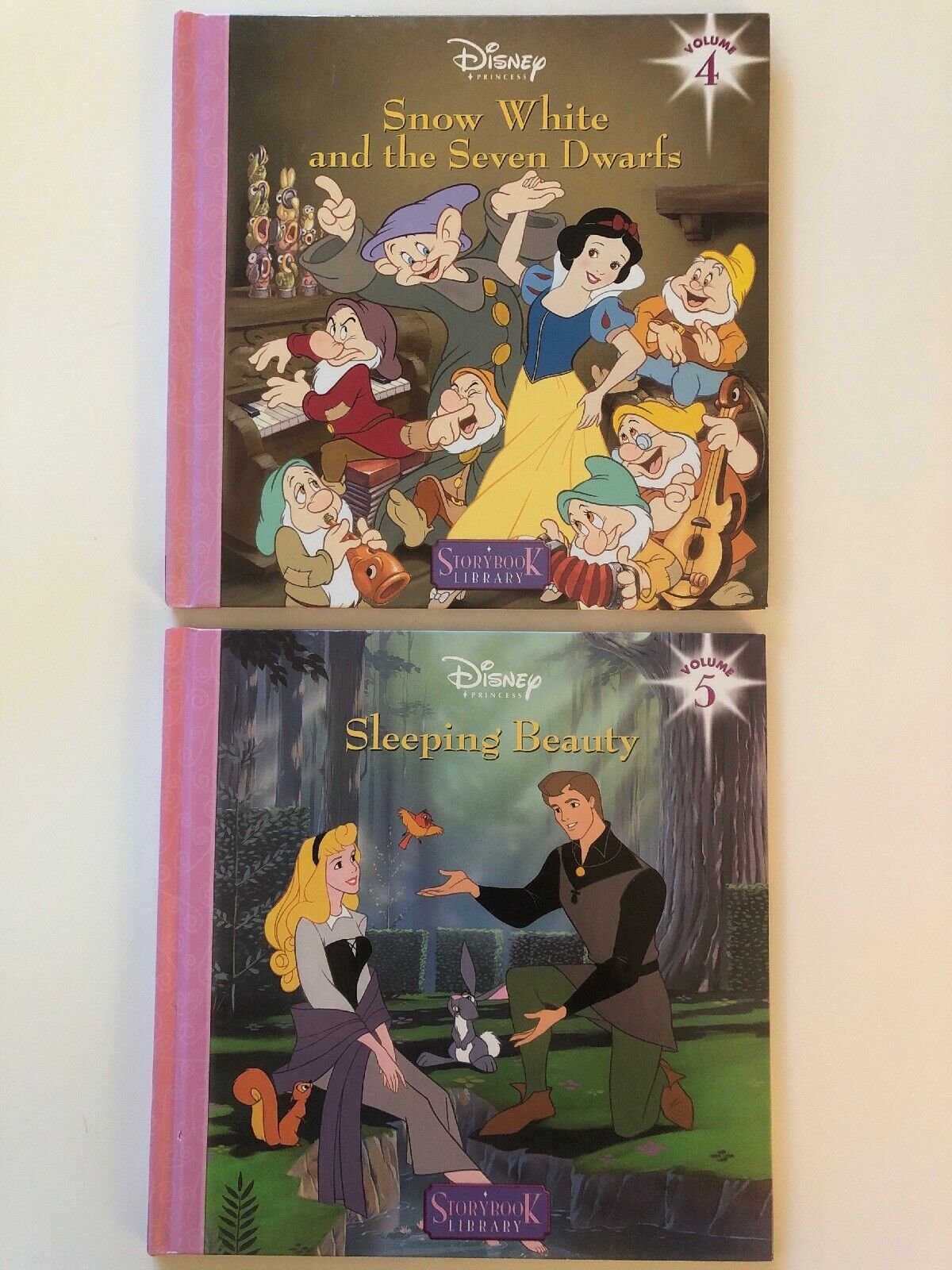 Disney Princess Storybook Library Lot Books 4 & 5 Snow White & sleeping  beauty 27506700050 | eBay
