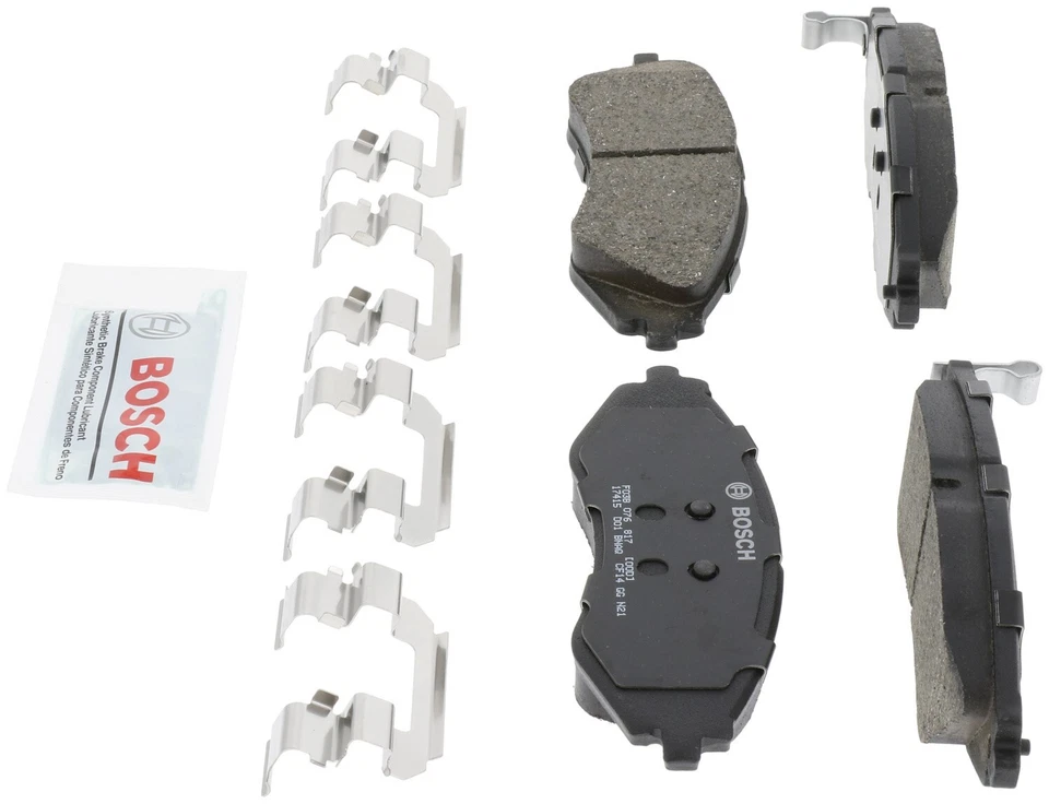 Pastillas de freno delanteras de cerámica QuietCast 2006 2007 para Suzuki Reno Bosch 2005-2008 Foto 4 de 4