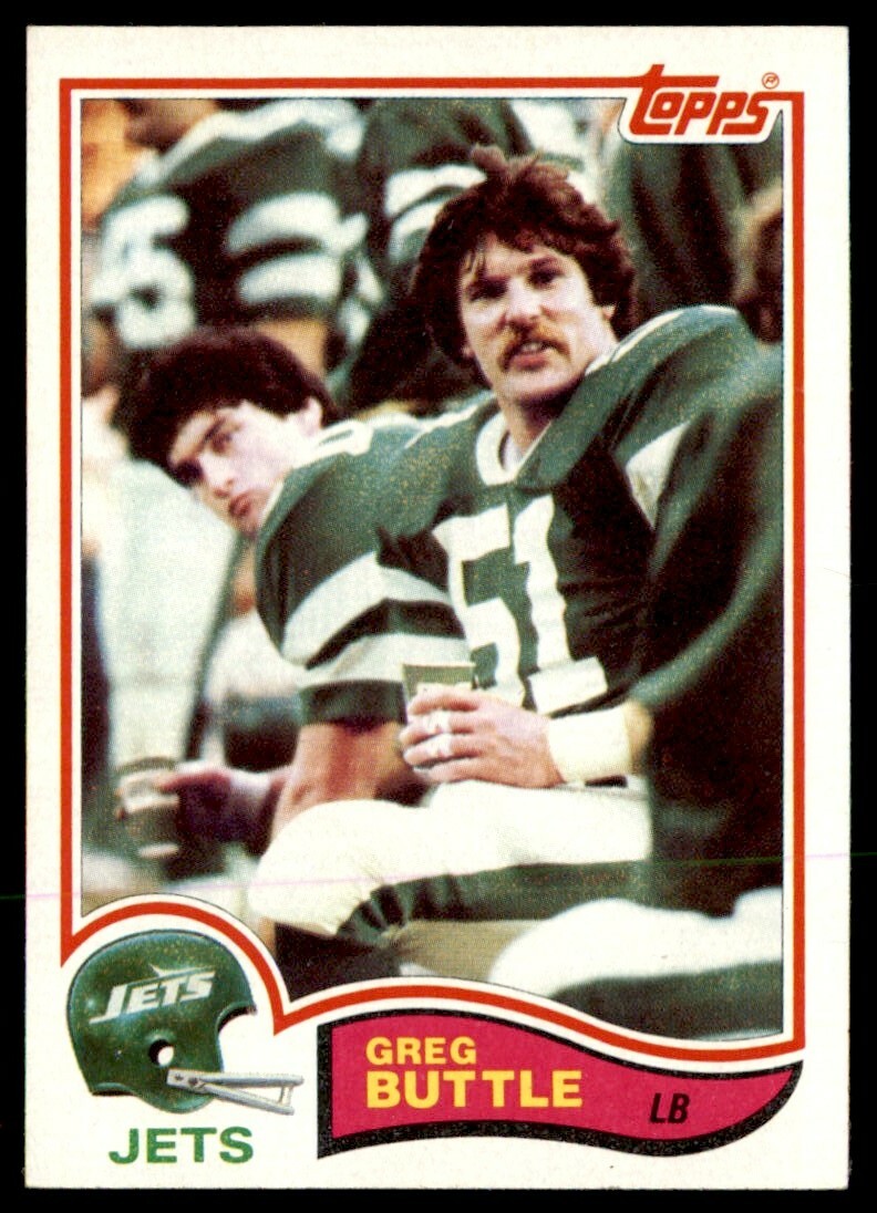 1982 Topps Greg Buttle New York Jets #164