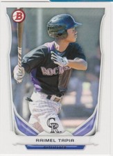 2014 Bowman Draft Top Prospects #TP-75 Raimel Tapia Colorado Rockies Card